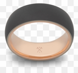 The Icon - Manly Bands Black zirconium rings Solid png