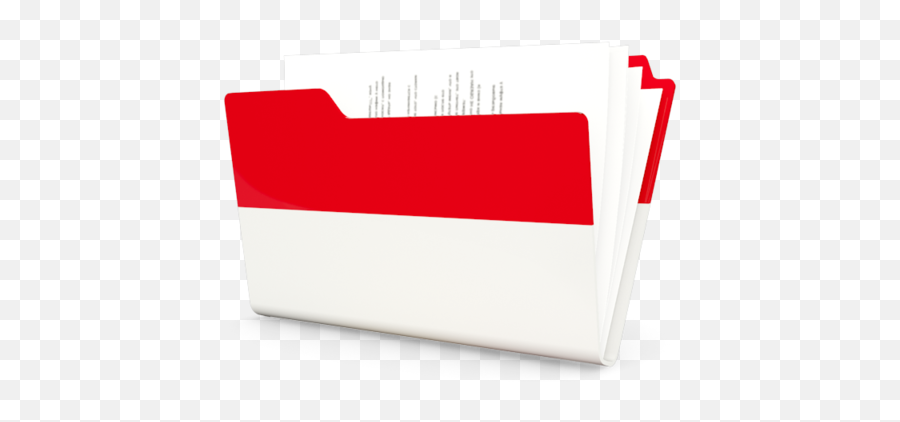 Folder Icon Illustration Of Flag Indonesia - Indonesia Flag Folder Icon Png,3d Folder Icon