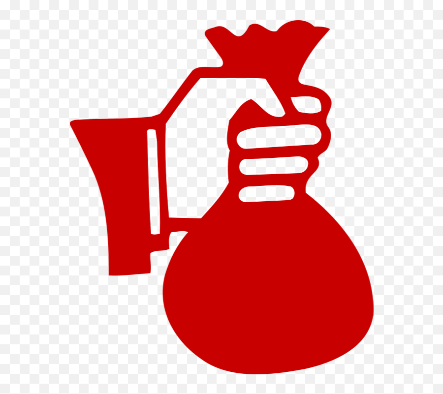 Money - Red Money Bag Png Clipart Full Size Clipart Money Silhouette Png,Money Bag Transparent Background
