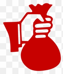 Money - Red Bag Png Clipart Full Size Silhouette