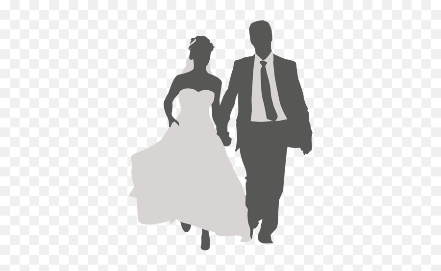 Download Transparent Png Svg Vector Silhouette Wedding Couple Png Married Couple Png Free Transparent Png Images Pngaaa Com
