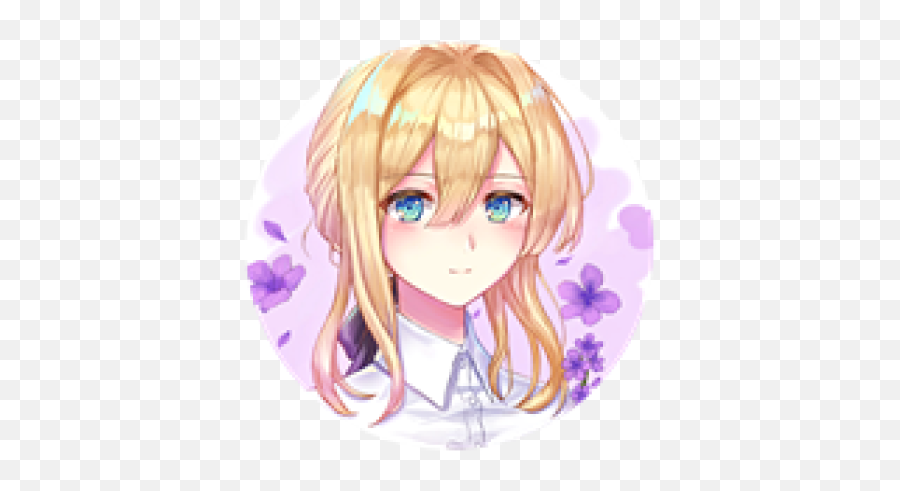 Welcome To Guess The Anime Character - Roblox Violet Evergarden Chibi Png,Purple Anime Icon