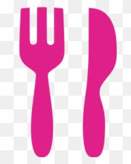 Barbie Pink Restaurant 3 Icon - Free barbie fork icons Purple Fork And Knife Png