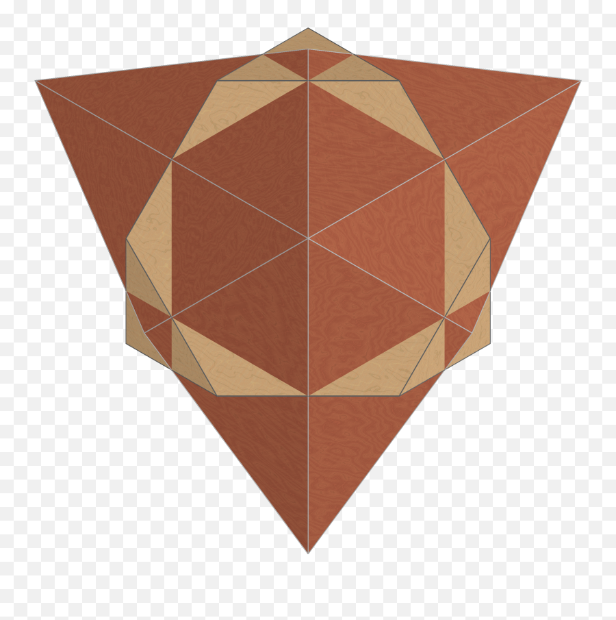 Filedual Compound Truncated 4 From Hexagonpng - Wikimedia Origami,Hexagon Pattern Png