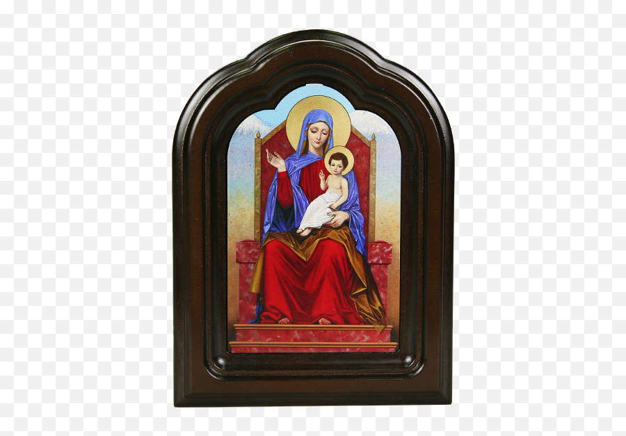 Icon Holy Virgin Mary And Child In A Carved Frame 20 X 15 - Religious Item Png,Russia Icon
