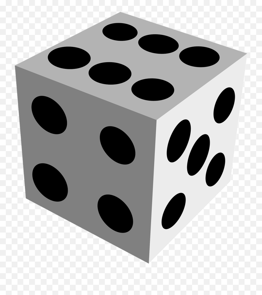 Dice Cube Gamble Game Of Luck - Dice Png,Dice Transparent Background