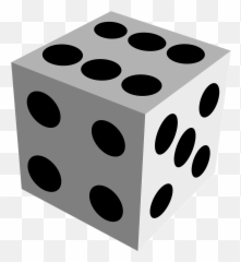 Dice Cube Gamble Game Of Luck - Png