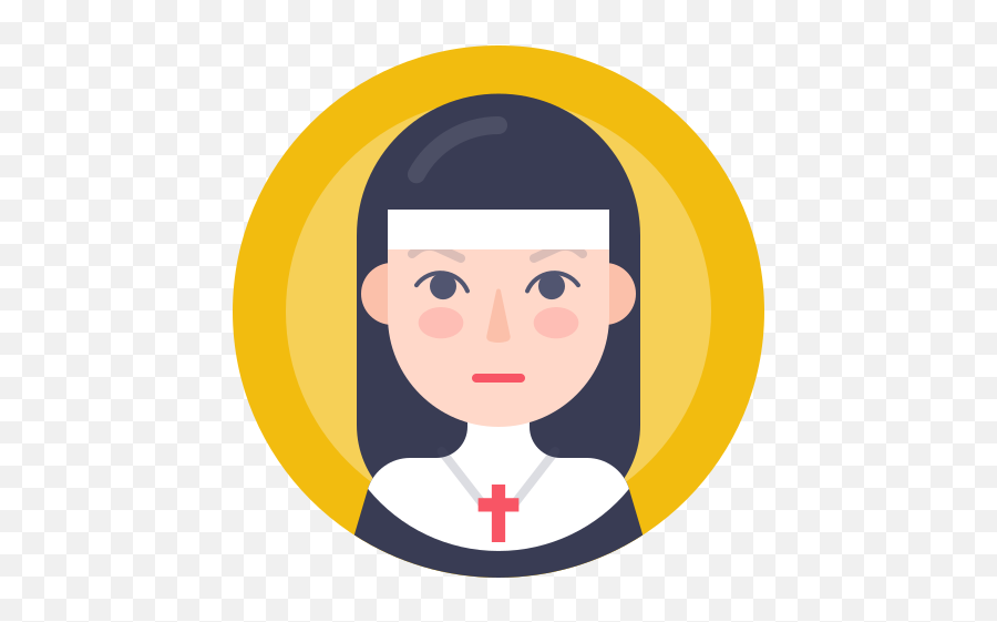 Avatar Nun Sister Woman Free Icon - Iconiconscom Sister Avatar Png,Woman Icon Vector