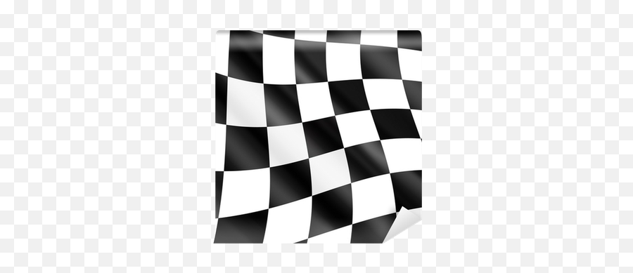Wall Mural Waving Checkered Racing Flag Vector - Pixersus Samsung Galaxy A20 Case Checkered Png,Finish Flag Icon