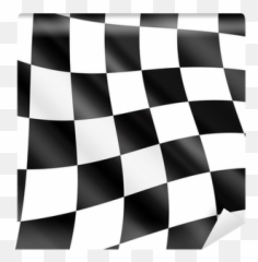 Wall Mural Waving Checkered Racing Flag Vector - PIXERSUS Samsung Galaxy A20 Case Checkered png