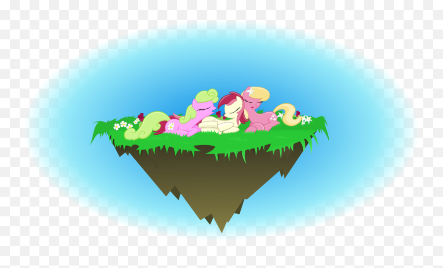 Download Kalleflaxx Daisy Floating Island Flower Trio - My Little Friendship Is Magic Png,Floating Island Png