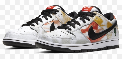 Nike Sb - Dunk Low Raygun Tie Dye White Nike Sb Dunk Low Raygun Tie Dye White Png,Ray Gun Png