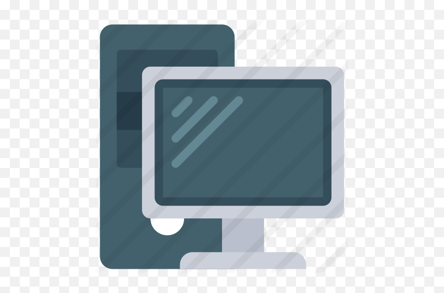 Desktop Pc - Computer Desktop Flat Icon Png,Pc Icon Png