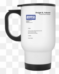 Coffe Mug Png - Dunder Mifflin Paper Company Mug Male