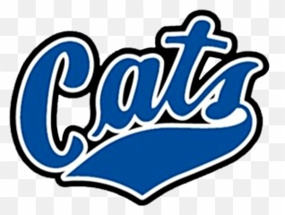 Cats Bobcats Mascot Logo Wildcats Blue Sports Png - Bell County High School,Mascot Logo
