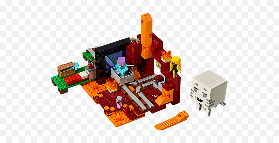 Lego The Nether Portal - Minecraft Nether Lego Png,Nether Portal Png