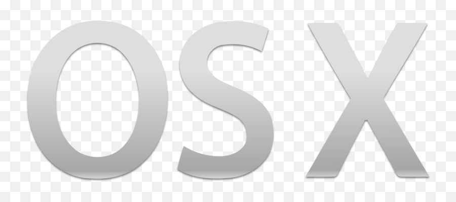 The Os X Logo - Os X Logo Png,X Logo