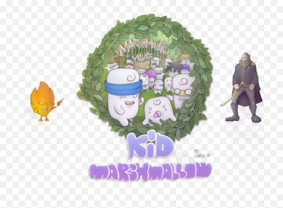Kid Marshmallow Home - Illustration Png,Marshmallow Png