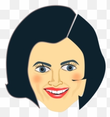 Weird Tiki Face Clip Art Download - Clipartsco Lady png