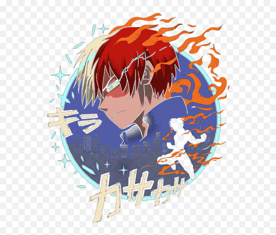 Todoroki Greeting Card - Cartoon Png,Todoroki Png