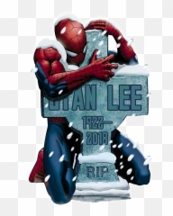 Spiderman Stan Lee Rip - Rip Stan Lee Spiderman Png,Stan Lee Png
