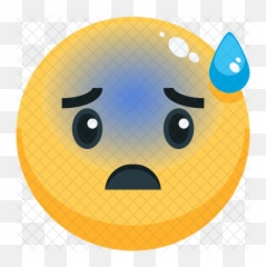 Feel Bad Emoji Icon Of Flat Style - png