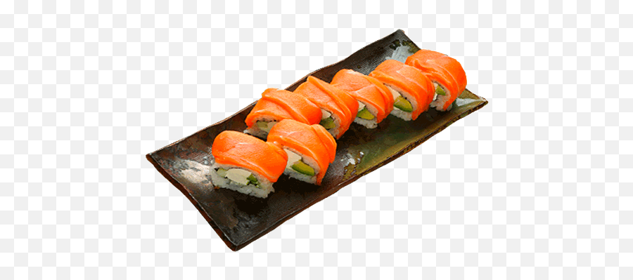 Yogis Grill - Salmon Sushi Egg Transparent Png,Sushi Transparent Background