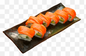 Yogis Grill - Salmon Sushi Egg Transparent Png,Sushi Transparent Background