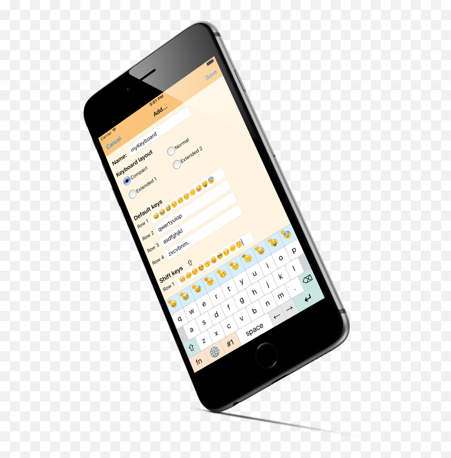 Keyboard Extension For Iphone And Ipad - Web Design Png,Iphone Keyboard Png