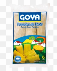 Frozen Corn Cob Tamales Goya Spain - Goya Plantain Chips Png,Tamales Png