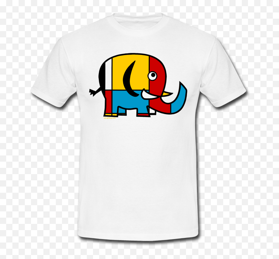 Menu0027s White Elephant T - Shirt From Laughing Lion Design Portable Network Graphics Png,White Elephant Png