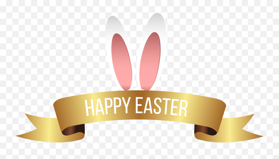 Logo Banner Easter Clip Art - Easter Png Download 8000 Transparent Happy Easter Banner,Easter Png Images