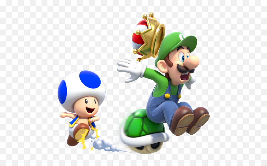 Luigi Toad Crown Artwork - Super Mario 3d World Crown Png,Super Mario 3d World Logo