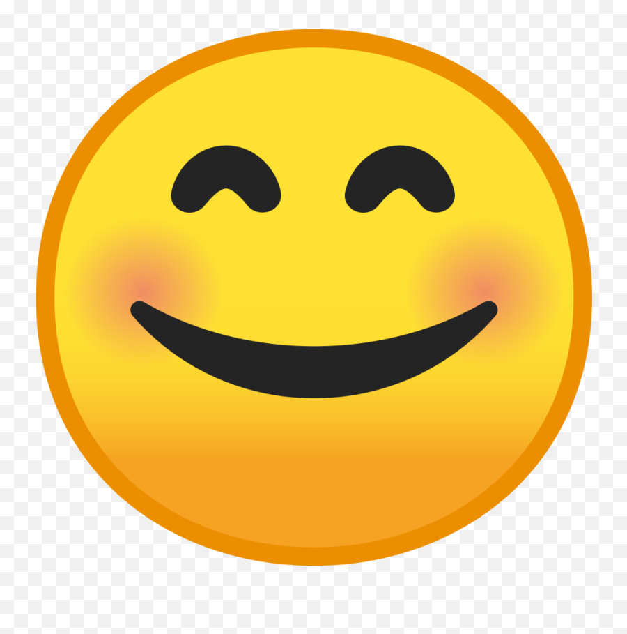 Emoji Compasivo Clipart - Smiling Face With Smiling Eyes Google Png,X Emoji Png