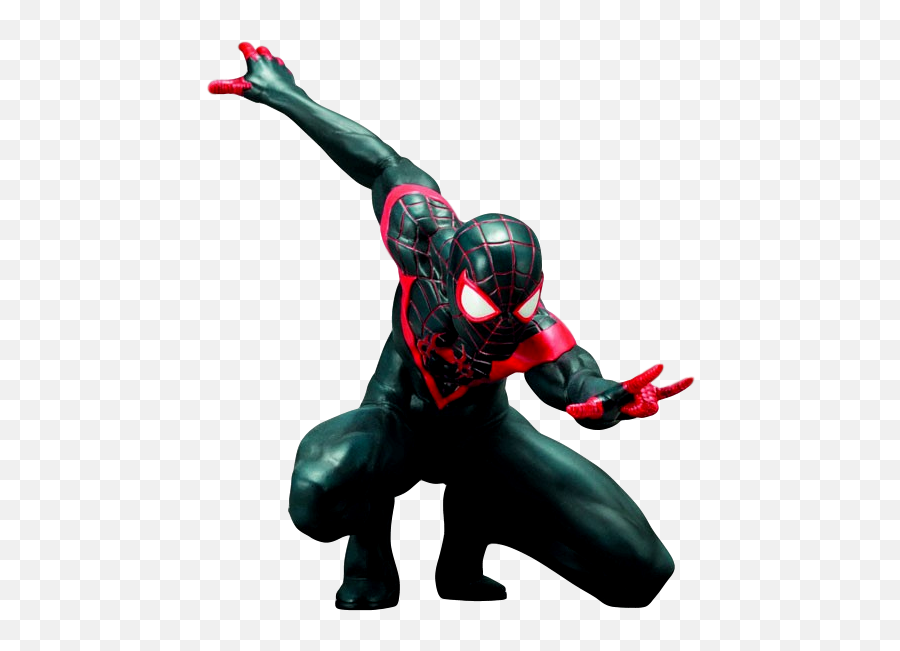 Miles Morales Artfx Statue Kotobukiya - Spider Man Miles Morales Statue Png,Miles Morales Png