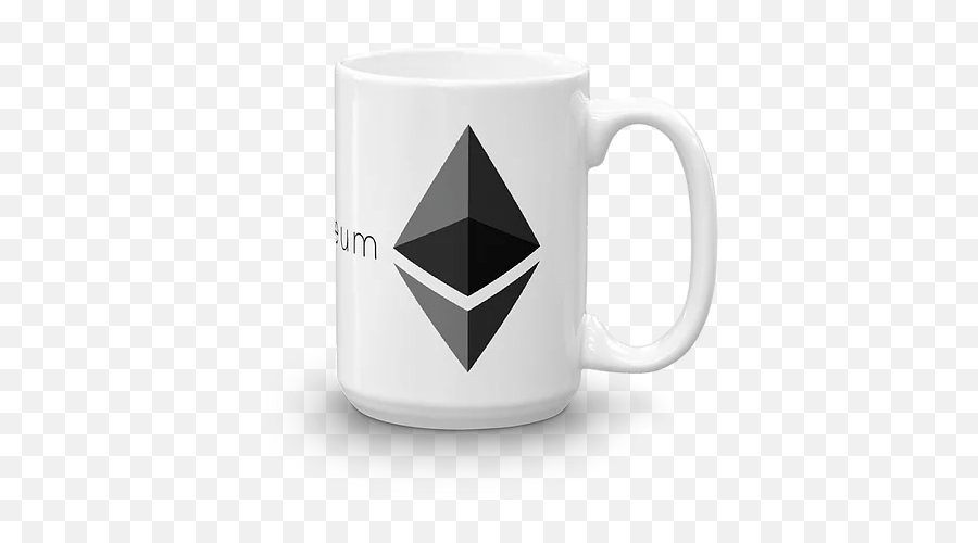 Ethereum Logo Coffee Mug - The Blockchain Store Ethereum Ethereum Logo Png,Coffee Cup Logo