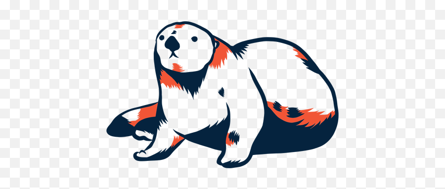 Sea Otter Sitting Duotone Ad - Animal Figure Png,Otter Png