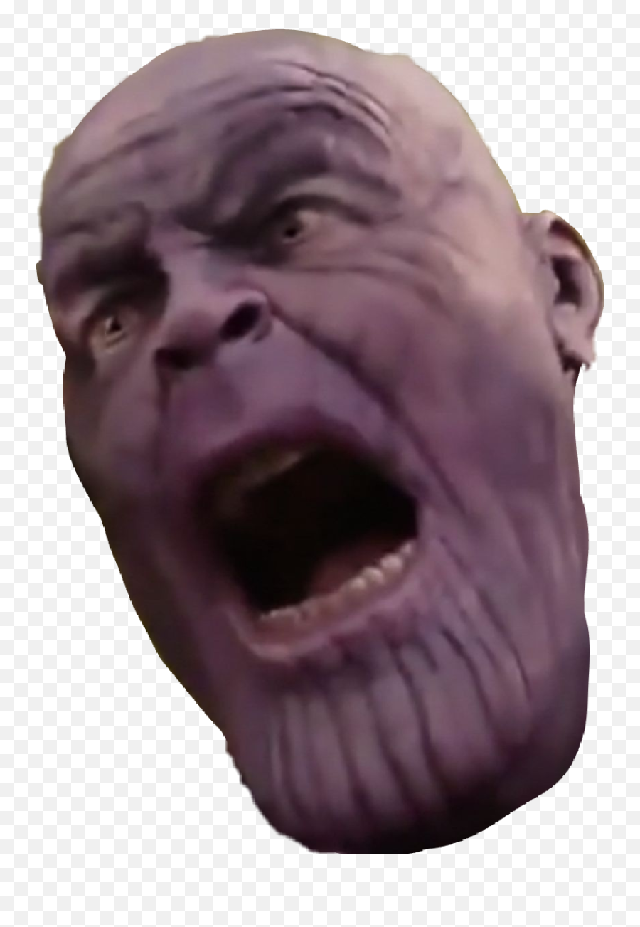 Thanos Sticker - Am Sorry Little One Png,Thanos Face Png