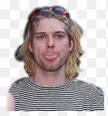 Kurt Cobain Png - Kurt Cobain Transparent Sticker,Kurt Cobain Png
