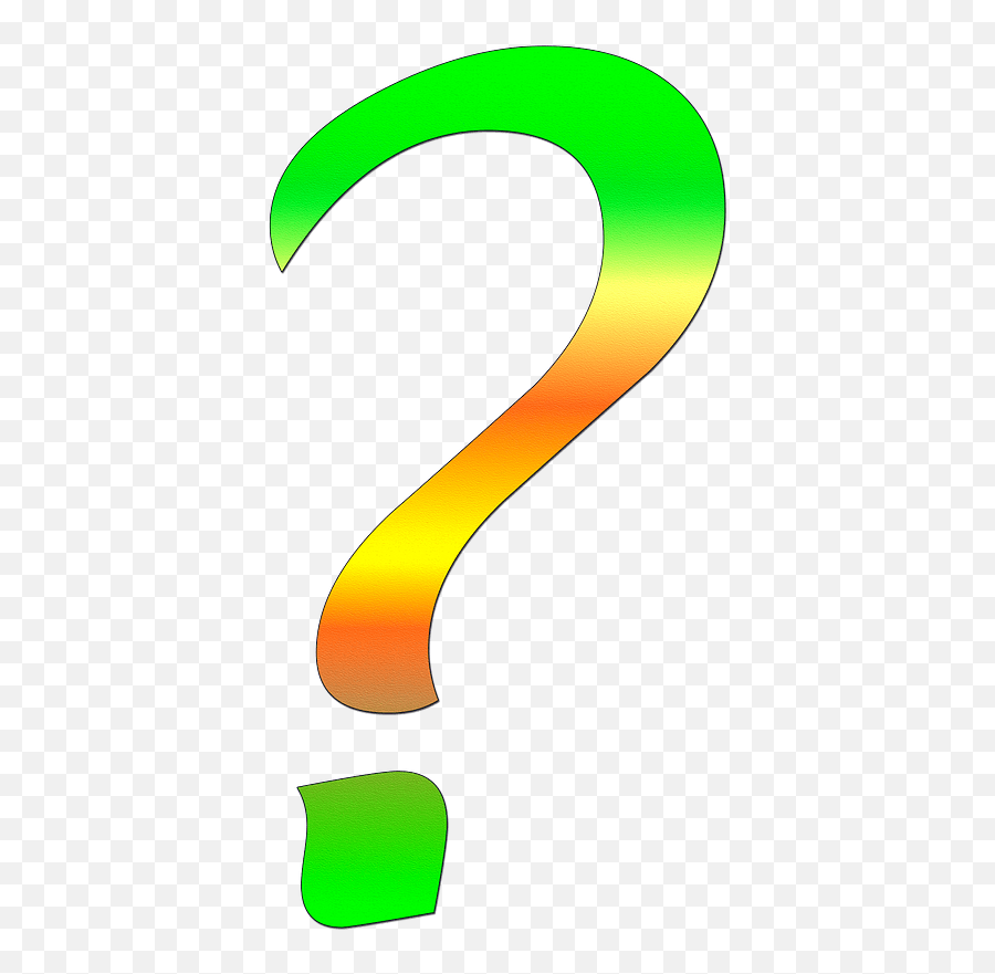 Multicolored Question Mark Clipart Free Download - Question Mark Png,Transparent Question Mark