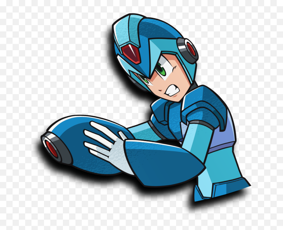 Megaman X Half Peeker Sticker - Peeker Sticker Mega Man Png,Mega Man X Png