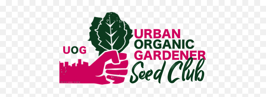 Urban Organic Gardeneru0027s Uog Seeds - Ofthemonth Garden Natural Foods Png,Gardener Png