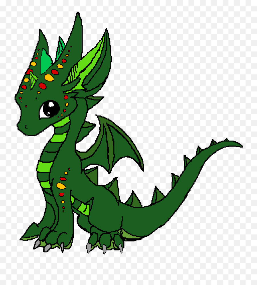 A Cute Dragon Clipart - Tsunami Wings Of Fire Dragons Png,Cute Dragon Png