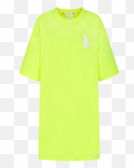 Neon Big Logo Over Fit Short Sleeve Dress La Dodgers - Tommy Hilfiger Neon Shirt png