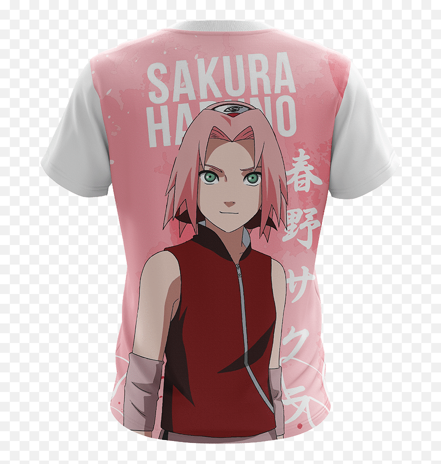 Naruto - Sakura Haruno Unisex 3d Tshirt U2013 Moveekbuddyshop Sakura Haruno Wallpaper 4k Png,Sakura Haruno Transparent