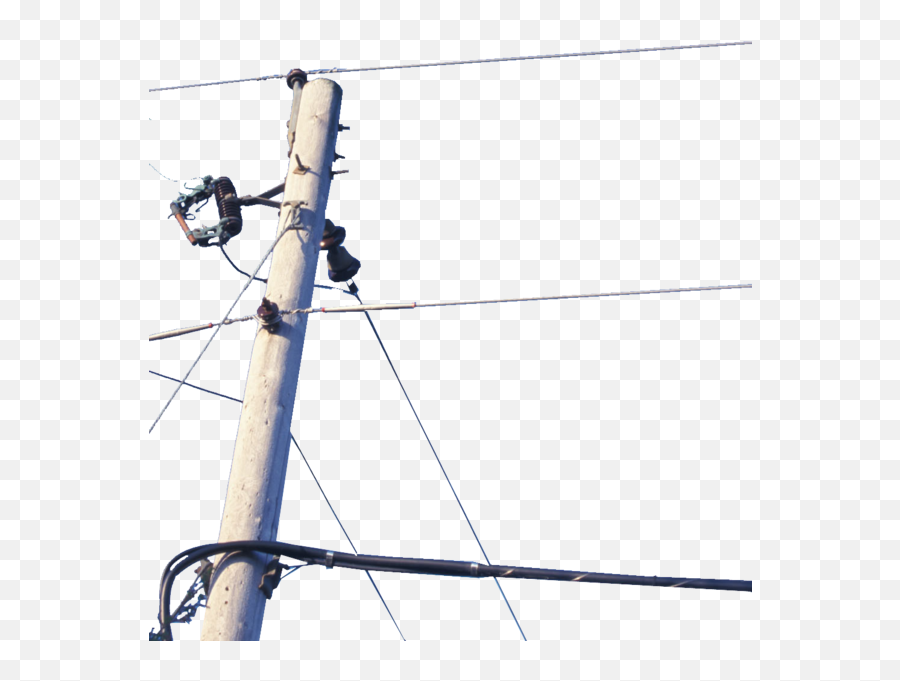 Telephone Pole Transparent - Telephone Poll No Background Png,Telephone Pole Png