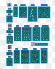 Custom Edited - Pokémon Generation 1 Customs 074 Alolan Vulpix Pmd Sprite Png,Geodude Png