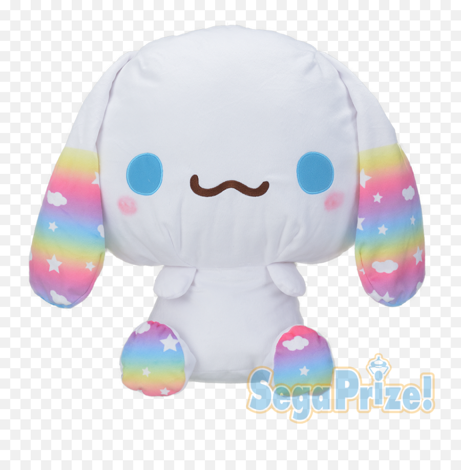 Details About Sega Cinnamoroll Rainbow Pattern Big Plush - Cinnamoroll Rainbow Plush Png,Cinnamoroll Transparent