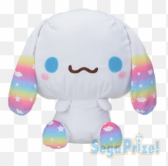 Details About Sega Cinnamoroll Rainbow Pattern Big Plush - Cinnamoroll Rainbow Plush Png,Cinnamoroll Transparent