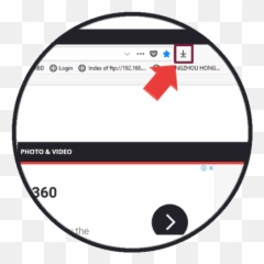 Downloads Button In Firefox Quantum - Dot png